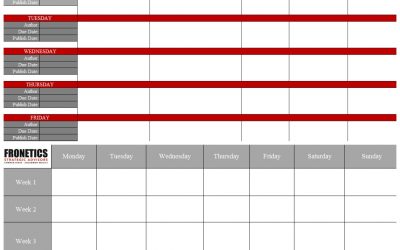 Why you need an editorial calendar for your blog [Free template]